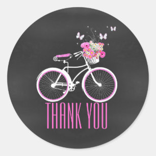 Stijlvolle Fiets Vrijgezellenfeest Sticker