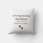 Stijlvolle foto in liefhebbend geheugen kussen (Achterkant)