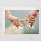 Stijlvolle Foto Opslaan Datum Save The Date (Voorkant)
