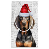 Stijlvolle Funny Tan en Black Coonho Kerstmis Klein Cadeauzakje (Voorkant)