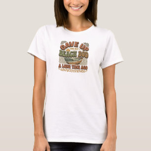 Stijlvolle GAF DE STRAND LICHAAM LANG GELEDEN Arti T-shirt