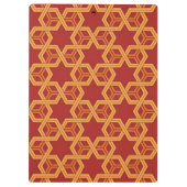 Stijlvolle geometrische versiering klembord (Achterkant)