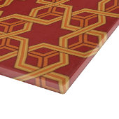 Stijlvolle geometrische versiering snijplank (Hoek)