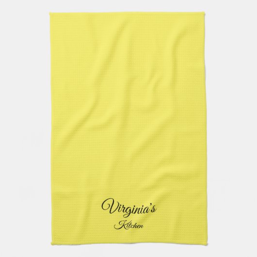 Stijlvolle, gepersonaliseerde keukenhanddoek (Verticaal)