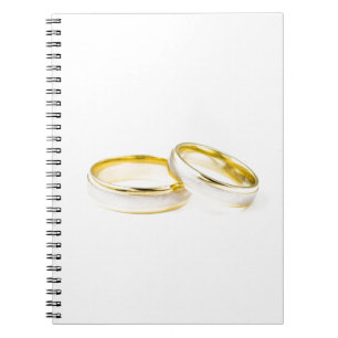 Stijlvolle, gepolijste en lassy Wedding Rings Notitieboek
