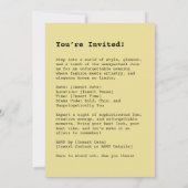 Stijlvolle Giraffe en vrouw Kaart (Achterkant)