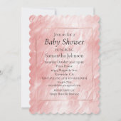 Stijlvolle Girly Blush Roze Glam Kaart (Voorkant)