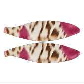 Stijlvolle Girly Roze Wit Goud Zebra Basketbal (Panelen)