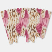 Stijlvolle Girly Roze Wit Goud Zebra Verjaardag Bedankdoosjes (Ongevouwen)