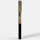 Stijlvolle Glitter Hiel, Lipstick & Monogram Case-Mate iPhone Case (Achterkant / Rechts)