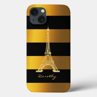 Stijlvolle Golden Eiffeltoren | Unieke cadeautjes iPhone 13 Hoesje