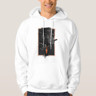 Stijlvolle Gorilla Mafia Art | sigarenrokende gori Hoodie