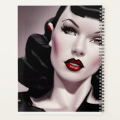 Stijlvolle Gothic Itinerary Day Planner (Achterkant)