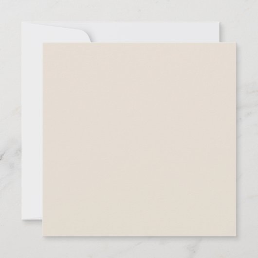 Stijlvolle gouden bloemenbruiloft receptie kaart (Achterkant)