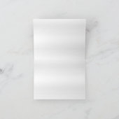 Stijlvolle Gouden Confetti Stippen | Marineblauwe Bedankkaart (Binnen)