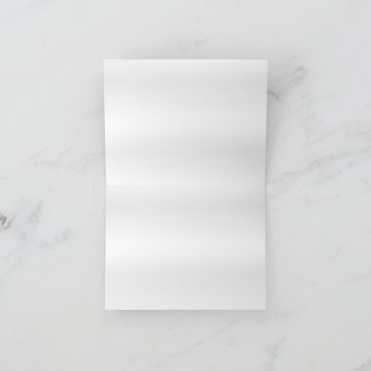 Stijlvolle Gouden Confetti Stippen | Marineblauwe Bedankkaart (Binnen)