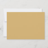Stijlvolle gouden witte engel zegen doopsacramente save the date (Achterkant)