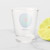 Stijlvolle gradiënt voor zodische tekens bij kanke shot glas (Achterkant)