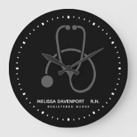 Stijlvolle grijze Stethoscoop op zwarte zurgen