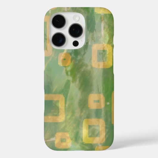 Stijlvolle groene iPhone / iPad case (Achterkant)