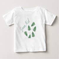 Stijlvolle groene Kind Lucky Fern Baby rok Bodysui