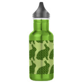 Stijlvolle groene koele hoesjes waterfles  (Links)