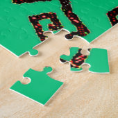 Stijlvolle groene machine Picchu Mountain & Sun Legpuzzel (Zijkant)