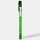 Stijlvolle, groene waterdruppels Case-Mate iPhone case (Achterkant / Links)