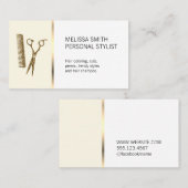 Stijlvolle Haarstylist Visitekaartje (Voorkant / Achterkant)