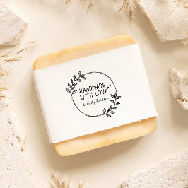 Stijlvolle handgemaakte lijn met liefdesnaam  zelfinktende stempel