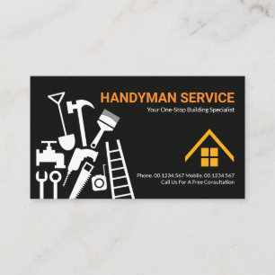 Stijlvolle, handyman Tools Home Repareers Visitekaartje