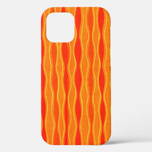  stijlvolle, heldere Oranje stripes telefoontas Case-Mate iPhone Case (Achterkant)