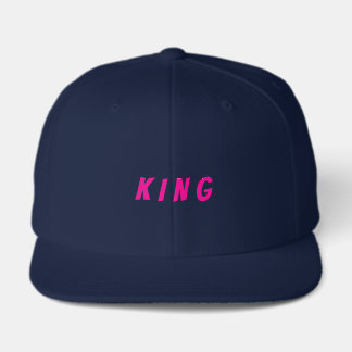 Stijlvolle heren snapback KING tekst Sterk Vet Kij Trucker Pet