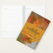 Stijlvolle herfst monogram planner (Display)