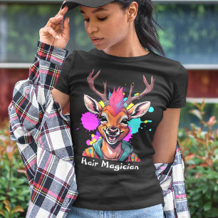 Stijlvolle hertengeschenken voor kappers Haarstyli T-shirt