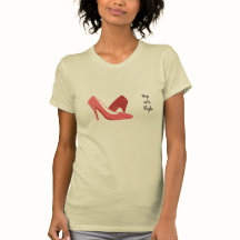 Stijlvolle hoge hak grafische T-shirt voor vrouwen
