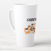 Stijlvolle hond mama latte mok (Linkerhoek)