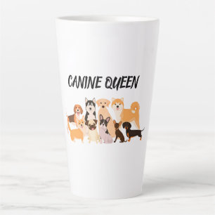 Stijlvolle hond mama latte mok