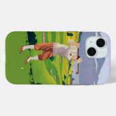  Stijlvolle Hooglanden Golfscène Art Case-Mate iPhone Case (Achterkant (horizontaal))