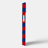 Stijlvolle HOP CALM EN Jouw tekst op strepen Case-Mate iPhone Case (Achterkant / Rechts)