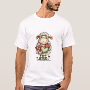 Stijlvolle houding en schapen Cadeau Creatie T-shirt