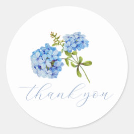 Stijlvolle Hydrangea dank u bruiloft Sticker