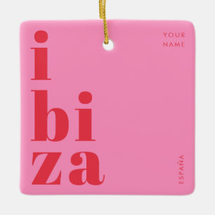 Stijlvolle Ibiza Spanje souvenir Keramisch Ornament