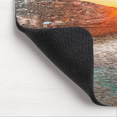 Stijlvolle Ibiza Spanje zonsondergang Muismat (Hoek)