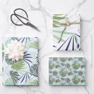 Stijlvolle illustratie van populaire planten binne inpakpapier vel