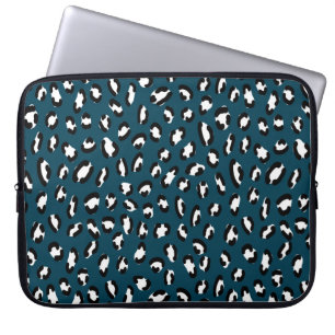 Stijlvolle jaguar huid naadloos patroon, dierlijke laptop sleeve