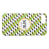 Stijlvolle JAMAICA Abundant Life Monogram Case-Mate iPhone Case (Achterkant (Horizontaal))
