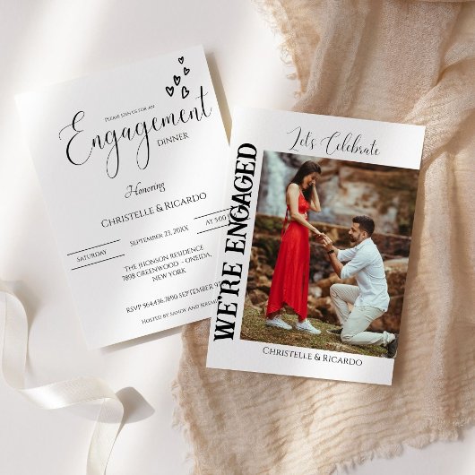 Stijlvolle kalligrafiëntreeks kaart