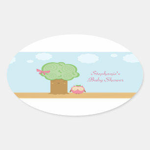 Stijlvolle kawaï-baby showers stickers
