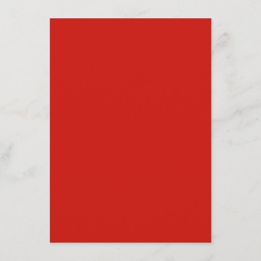 Stijlvolle kersen rood wit rustiek fruit bruiloft menu (Achterkant)